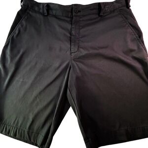 Nike Dri-Fit Golf Shorts Black Athletic Activewear Performance Mens Sz 34